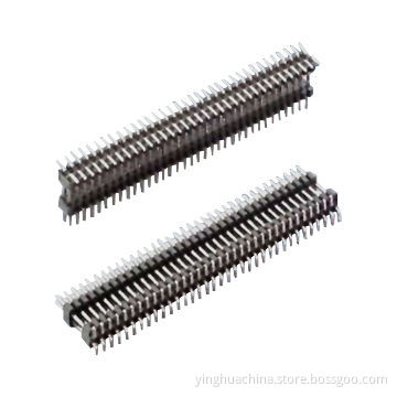 Pin header, 1.27mm SMT, dual row/dual insulator, 1.0mm connector 1282
